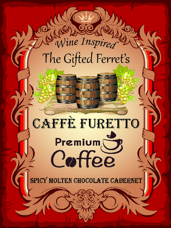 Coffee Label Caffe Furetto Spicy Molten Chocolate Cabernet