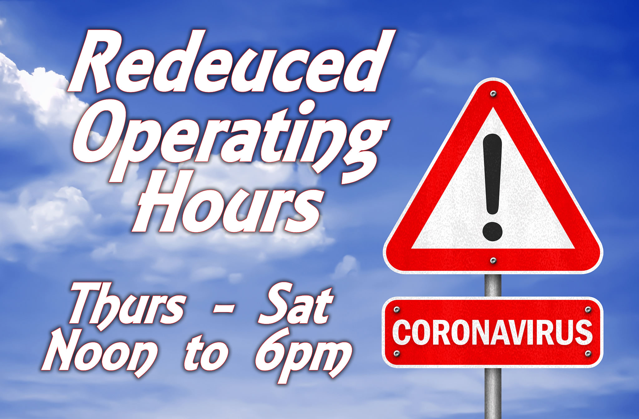 reduced operating times 1