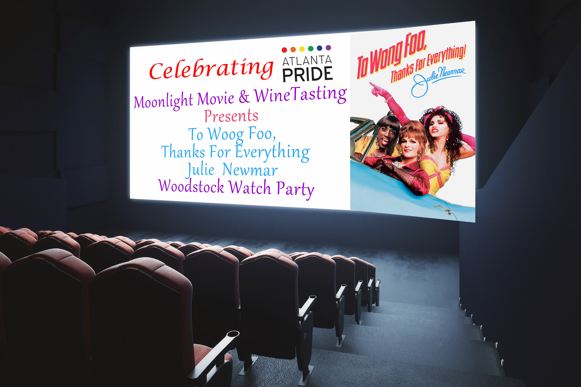 Moonlight Movies & Wine Tastings Retro Drive In - To Wong Foo, Thanks for Everything! Julie Newmar