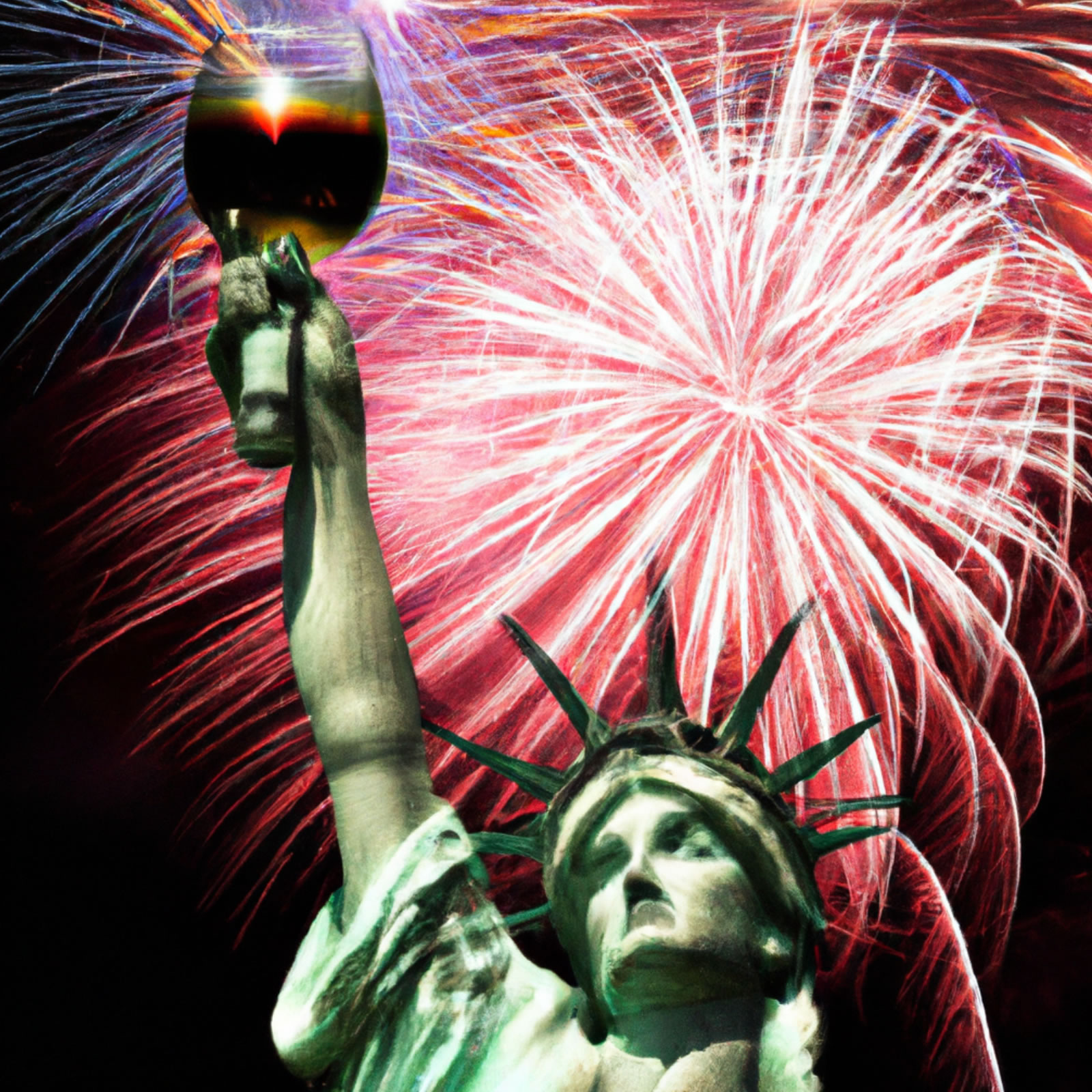 Lady Liberty Wine Tasting & Fireworks