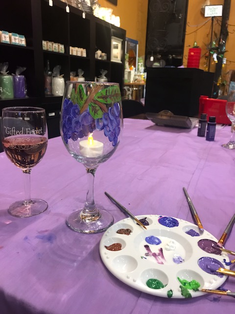 wine thearpy grapes glass