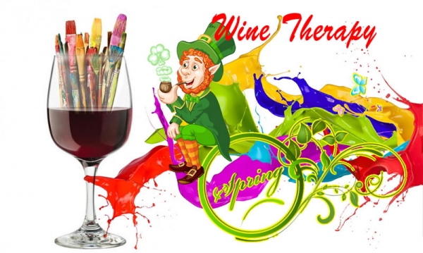 Spring / St. Patrick's Wine Therapy's Sip & Paint