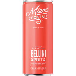 Miami Cocktail Mango Peach Rose Bellini Spritz